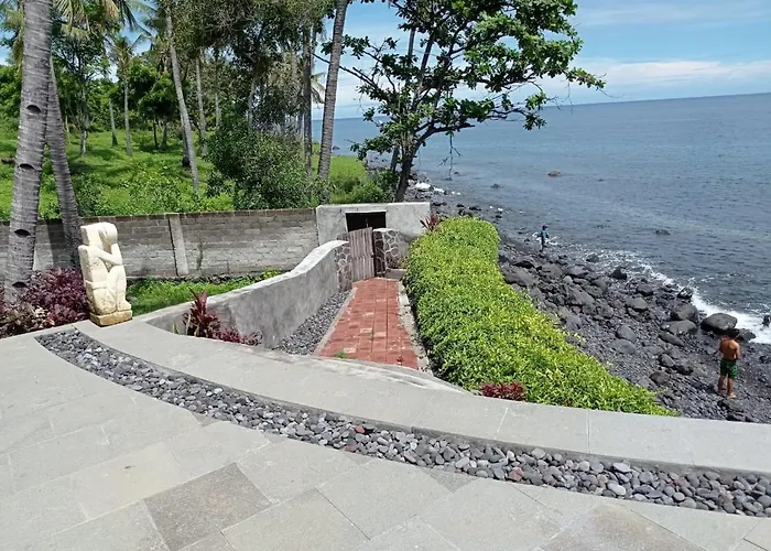 Absolute Beachfront Private Sleeps 6 With Infinity Pool On 1200m2 Of Tropical Land
